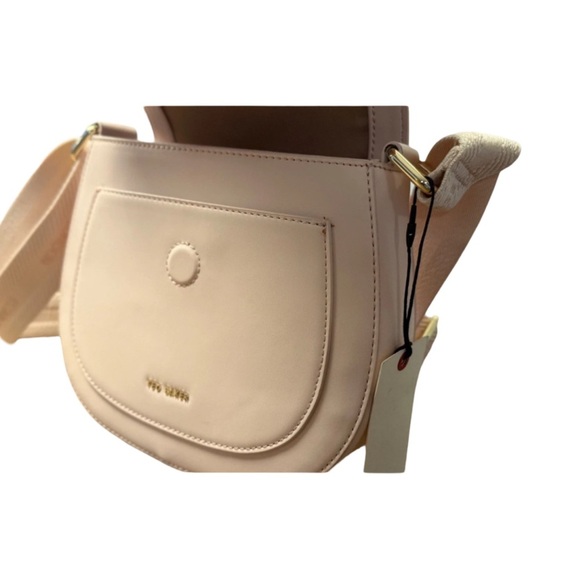 TED BAKER Baby Pink Webbing Darcell Satchel Cross-Body purse New w/tags - Picture 4 of 7